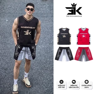 Đồ bộ nam ,Set quần áo thể thao tanktop 3KMENSWEAR thoáng mát, thấm hút mồ hôi