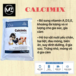 Calcimix Vemedim cung cấp Calci, Vitamin và Khoáng cho gia súc, gia cầm (1Kg)