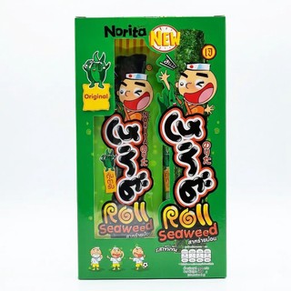 [Combo1-2-3-4-5] Hộp Rong Biển Cuộn NORITA Thái Lan, Hộp 12 ống × 3g