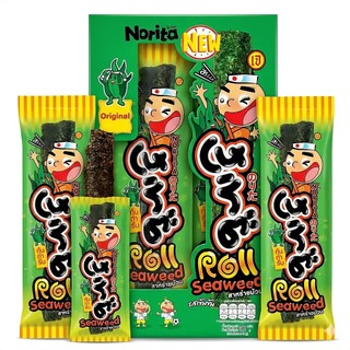[Combo1-2-3-4-5] Hộp Rong Biển Cuộn NORITA Thái Lan, Hộp 12 ống × 3g