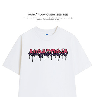 Áo thun Aura✦ FLOW Oversized Tee 100% Cotton Unisex T-shirt