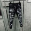 QUẦN Jeans NAM XANH VÁ DA ĐẬM HAI