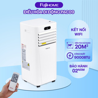 Điều hòa di động FUJIHOME Công suất 7000BTU - 12000BTU, có kết nối wifi điều khiển qua app