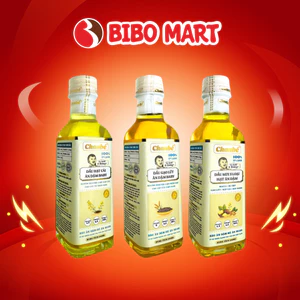 Dầu Hạt Cải Ép Lạnh Chanbé 100ml Cho Bé Ăn Dặm Và Chiên Xào An Toàn - Bibo Mart