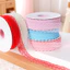 Combo 10 Cuộn Ruy Băng Ren 3cm 22 Mét Trắng, Đen, Hồng To Nhỏ Phụ Kiện Trang Trí Handmade, Làm Nơ Bó Hoa DUHA 066