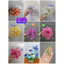 Set 100g Cỏ Điểm Bi Nở Lá Hồng Lá Táo Hoa Giả Làm Hoa Trang Trí Handmade Diy DUHA 101
