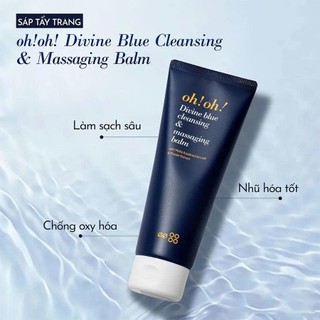 Sáp tẩy trang sạch sâu oh!oh! Divine Blue Cleansing & Massaging Balm