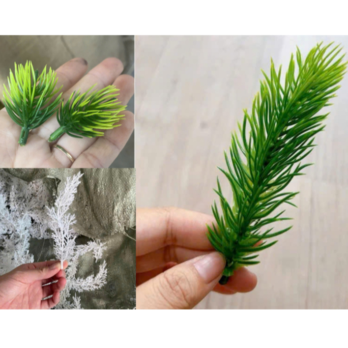 Combo 1kg Cỏ Điểm Cỏ Tùng Cỏ Thông Trang Trí- Đã Nhặt Bỏ Dây Cọng DUHA 105
