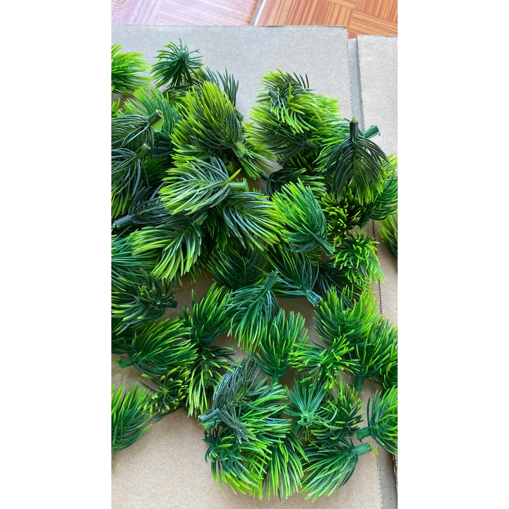 Bịch 500g Cỏ Điểm Cỏ Tùng Cỏ Thông Loại Cao Cấp Trang Trí Hoa Sáp , Hoa Giả - Cỏ Điểm Hoa Babi DUHA 105