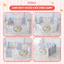 Quây Cũi Nhựa Gấp Gọn PAKEY - TẶNG Thảm + Bóng + Giỏ + Bóng Rổ, Quây Nhà Banh Chính Hãng An Toàn Cho Bé