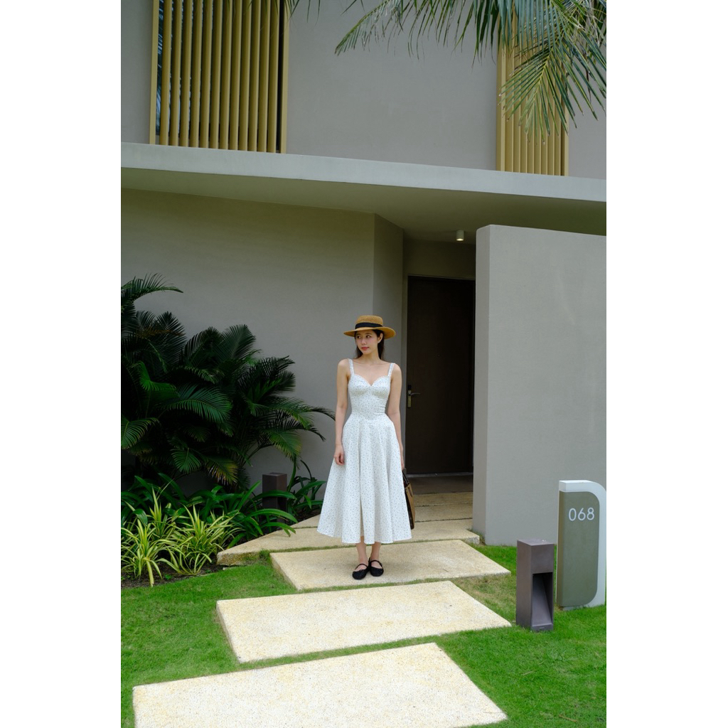 Coco dress váy hai dây công chúa tùng phồng dáng lửng
