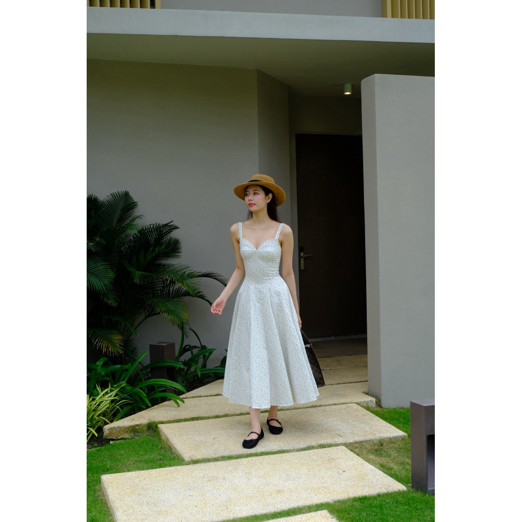 Coco dress váy hai dây công chúa tùng phồng dáng lửng