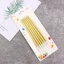 Set 10 Vỉ Nến Bút Chì Hàn Quốc Trang Trí Bánh Sinh Nhật, Nến Xoắn Béo Trang Trí Bánh Kem DUHA 023