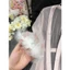 HT244 Áo choàng ngủ sexy tay lông sang chảnh, áo khoác dáng dài ren xuyên thấu mềm mại HT244