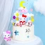 Combo 100 Mèo Hello Kitty Trang Trí Bánh Kem, Mèo Kitty Trang Trí Bánh Sinh Nhật DUHA 039
