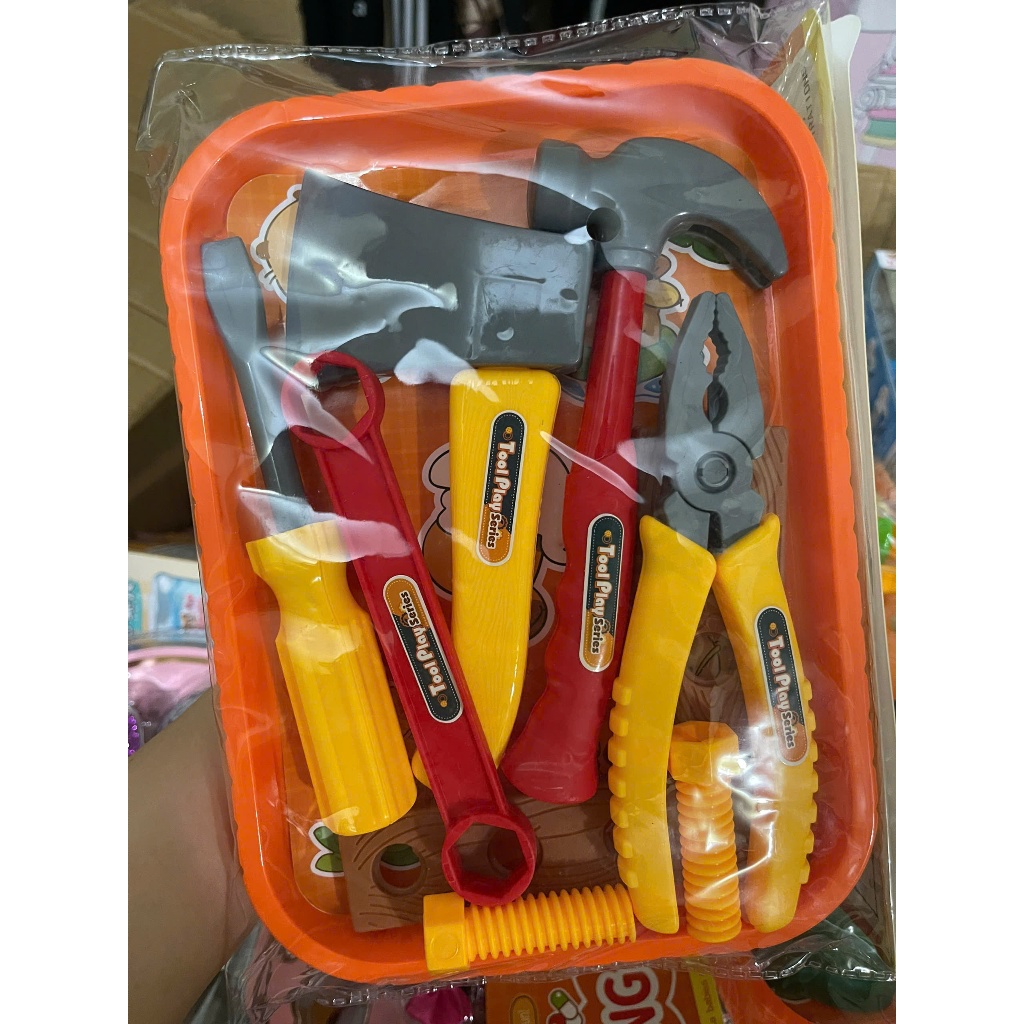 Bộ Đồ Chơi Dụng Cụ Sửa Chữa Cho Bé – Set Kỹ Sư Mini Sửa Chữa, Cờ Lê, Kìm, Ốc Vít, Đồ Chơi Giáo Dục An Toàn
