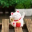 Combo 10 Tượng Ông Thần Tài, Mèo May Mắn , Hủ Vàng Tài Lộc Trang Trí Bánh Kem, Trang Trí Tết DUHA 040