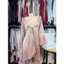 HT246 Áo choàng ngủ lụa sexy tay loe cổ xẻ, áo choàng phối ren quyến rũ HT246