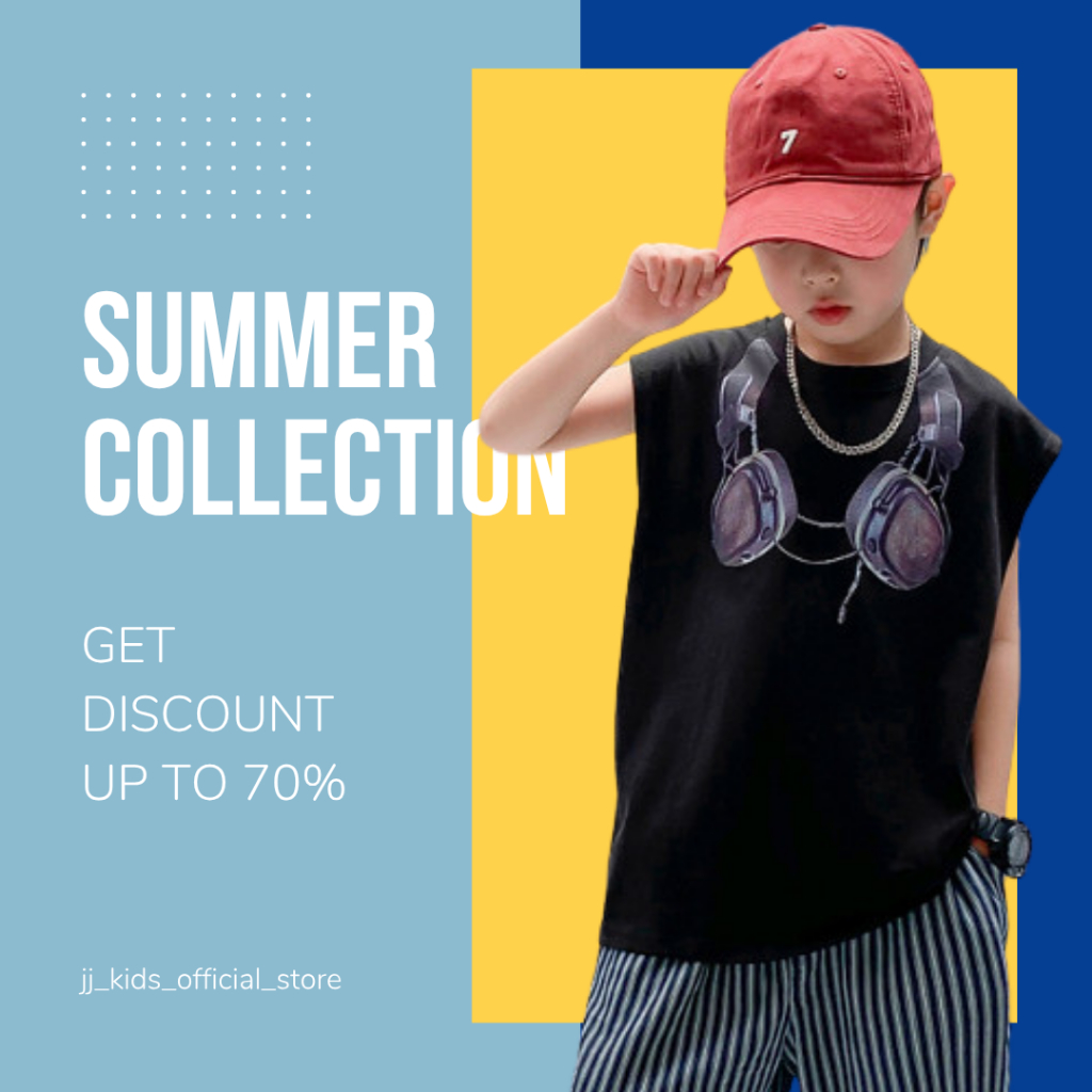 Áo Thun Ngắn Tay Mùa Hè Cho Bé Trai, Bé Gái In Hình Năng Động, Cổ Tròn B525 | JJ Kids Fashion