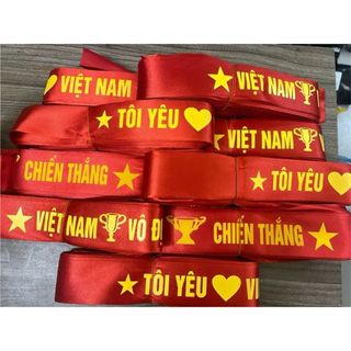 Băng Đô Đeo Đầu Cổ Vũ đi bão  đeo đầu Tôi yêu Việt Nam