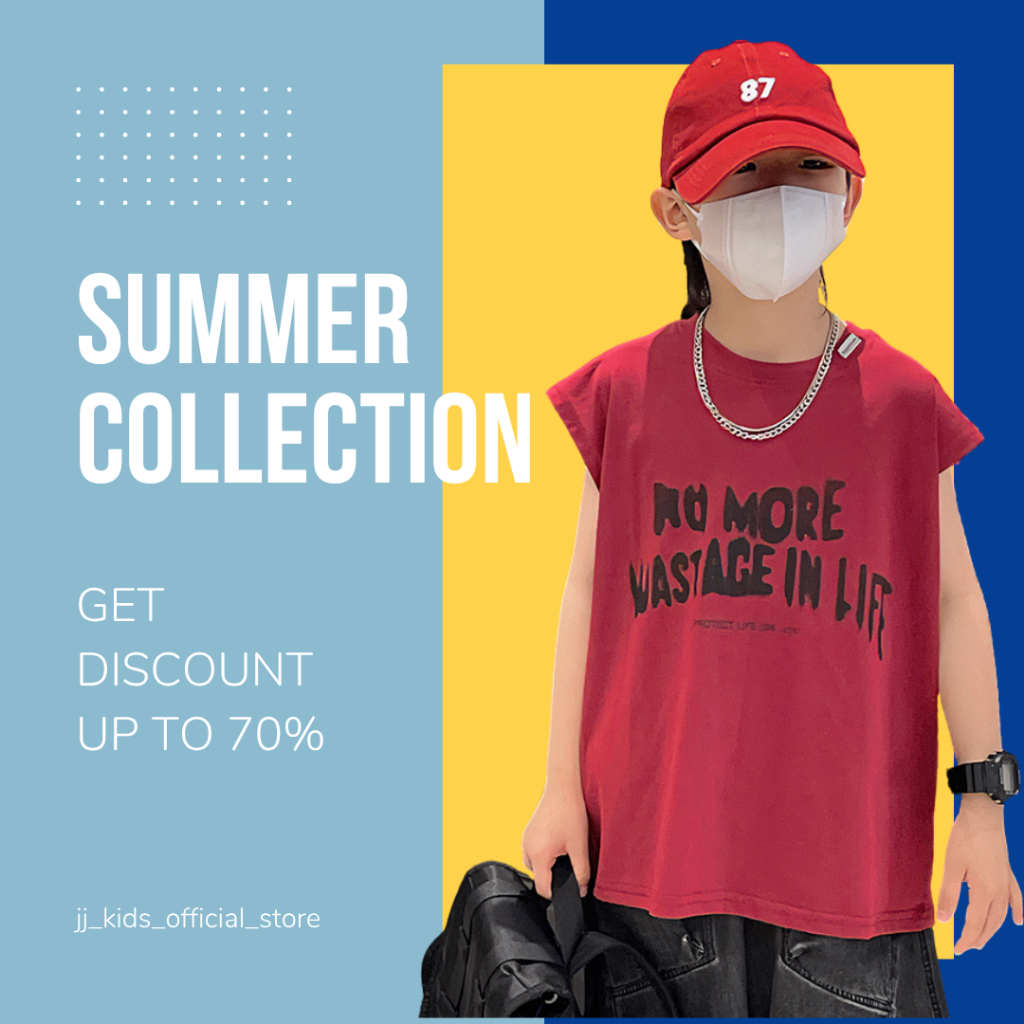 Áo Thun Ngắn Tay Mùa Hè Cho Bé Trai, Bé Gái In Hình Năng Động, Cổ Tròn B543 | JJ Kids Fashion
