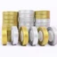 Combo 10 Cuộn Ruy Băng Nhũ Kim Tuyến - Vàng/ Bạc 1cm, 2cm, 3cm, 4cm, 5cm DUHA 065