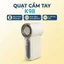 2026 Quạt cầm tay mini pin 3000mah 5 cấp độ, sạc pin tiện dụng, nhỏ gọn