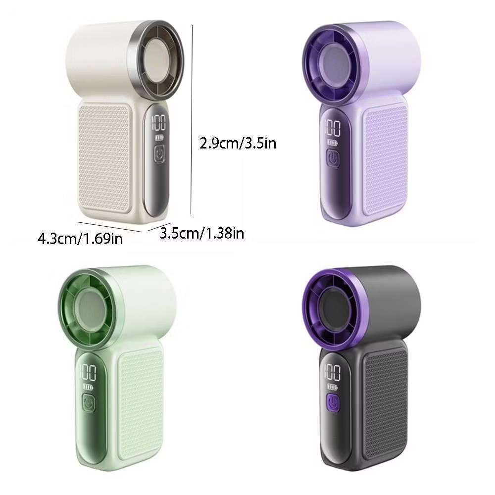 (Loại 1) 2026 Quạt cầm tay mini pin 3000mah 5 cấp độ, sạc pin tiện dụng, nhỏ gọn