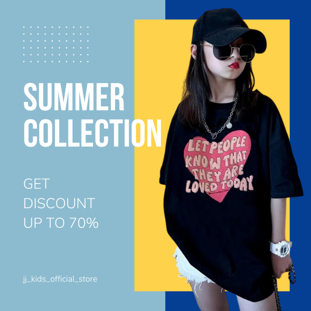 Áo Thun Ngắn Tay Cho Bé Trai, Bé Gái In Hình Năng Động, Cổ Tròn B641 | JJ Kids Fashion