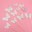 Túi 50 Set Bướm Giấy Trang Trí Bánh Sinh Nhật (Que Sắt), Vỉ Bướm Trang Trí Decor DUHA 069