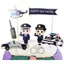 Bịch 50 Set Giấy Cắm Cảnh Sát - Trang Trí Bánh Kem Cho Bé Trai DUHA 071