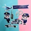Combo 50 Set Cắm Giấy Cảnh Sát – Trang Trí Bánh Kem Bé Trai Bé Gái Chủ Đề Khám Phá DUHA 071