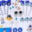 Combo 10 Set Cắm Giấy Du Hành Vũ Trụ, Cảnh Sát Trang Trí Bánh Kem Sinh Nhật DUHA 071