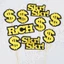 Bịch 100 Set Cắm Giấy Chữ $, RICH, SKR - Phụ Kiện Bánh Sinh Nhật, Bánh Kem- Giá Tốt DUHA 072