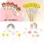 Bịch 50 Set Cắm Giấy Mặt Cười Vui Nhộn - Trang Trí Bánh Sinh Nhật, Bánh Kem DUHA 074