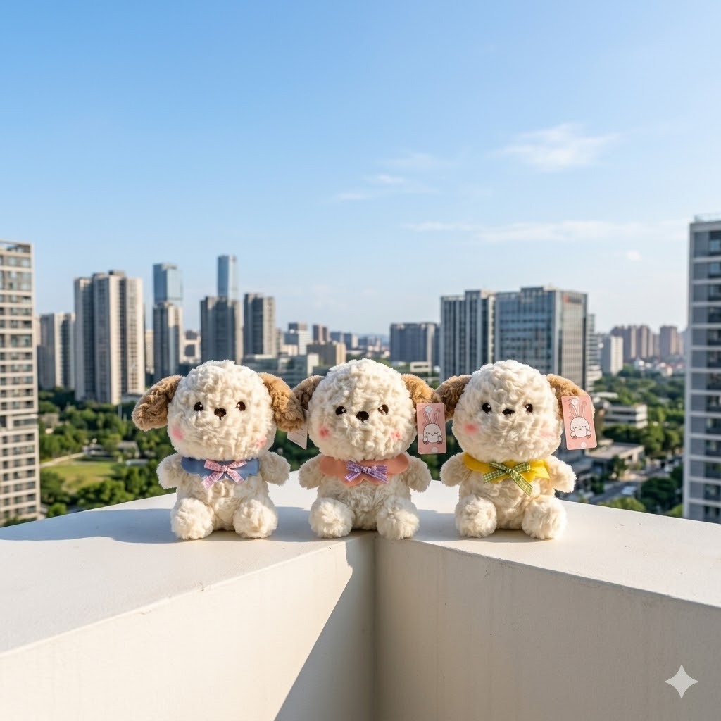 Gấu Bông Chó Mini Dễ Thương