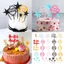 Combo 100 Que Cắm Mica Happy Birthday DUHA 082