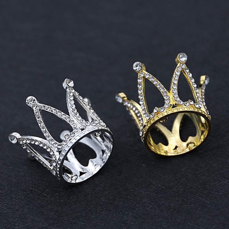 Vương Miện Nhỡ Nhựa Trang Trí Bánh Kem, Hoa, Quà Tặng | Crown Mini Sang Chảnh DUHA 091
