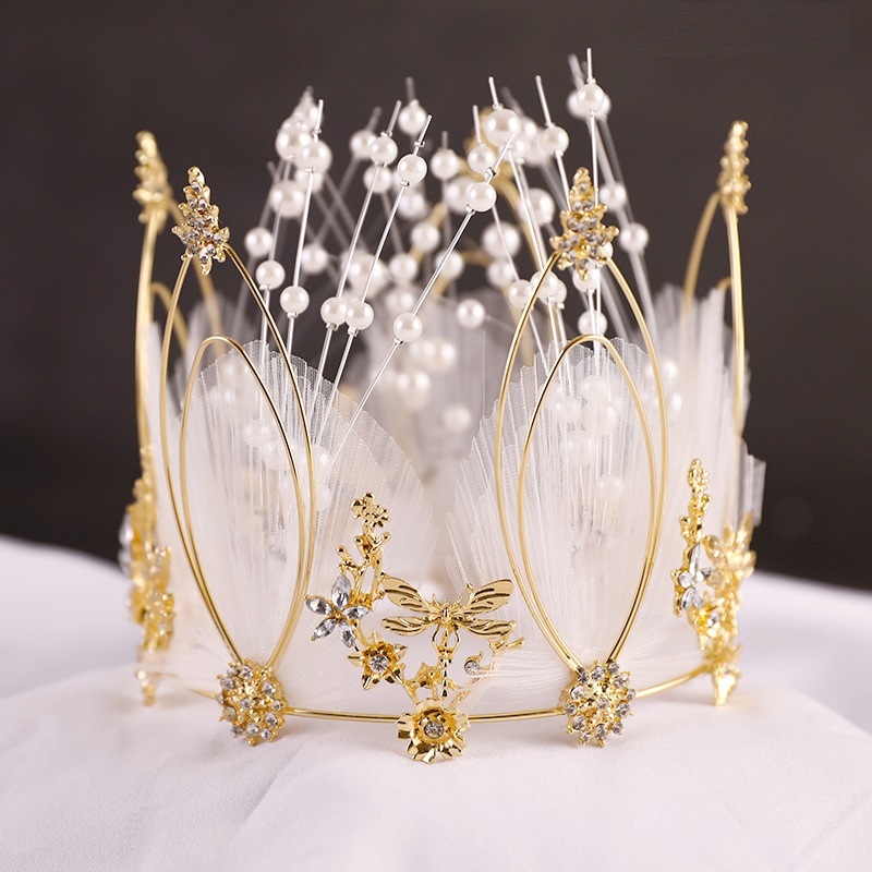 Set 10 Vương Miện Tròn Nhỡ Trang Trí Bánh Kem Sinh Nhật, Decor DUHA 091