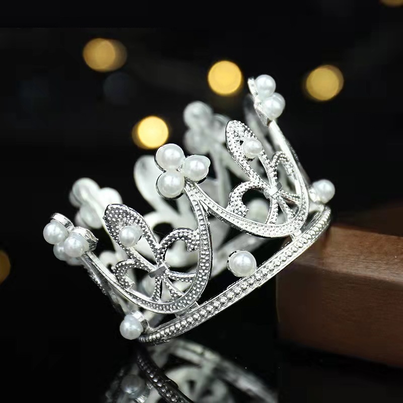 Vương Miện Nhỡ Nhựa Trang Trí Bánh Kem, Hoa, Quà Tặng | Crown Mini Sang Chảnh DUHA 091