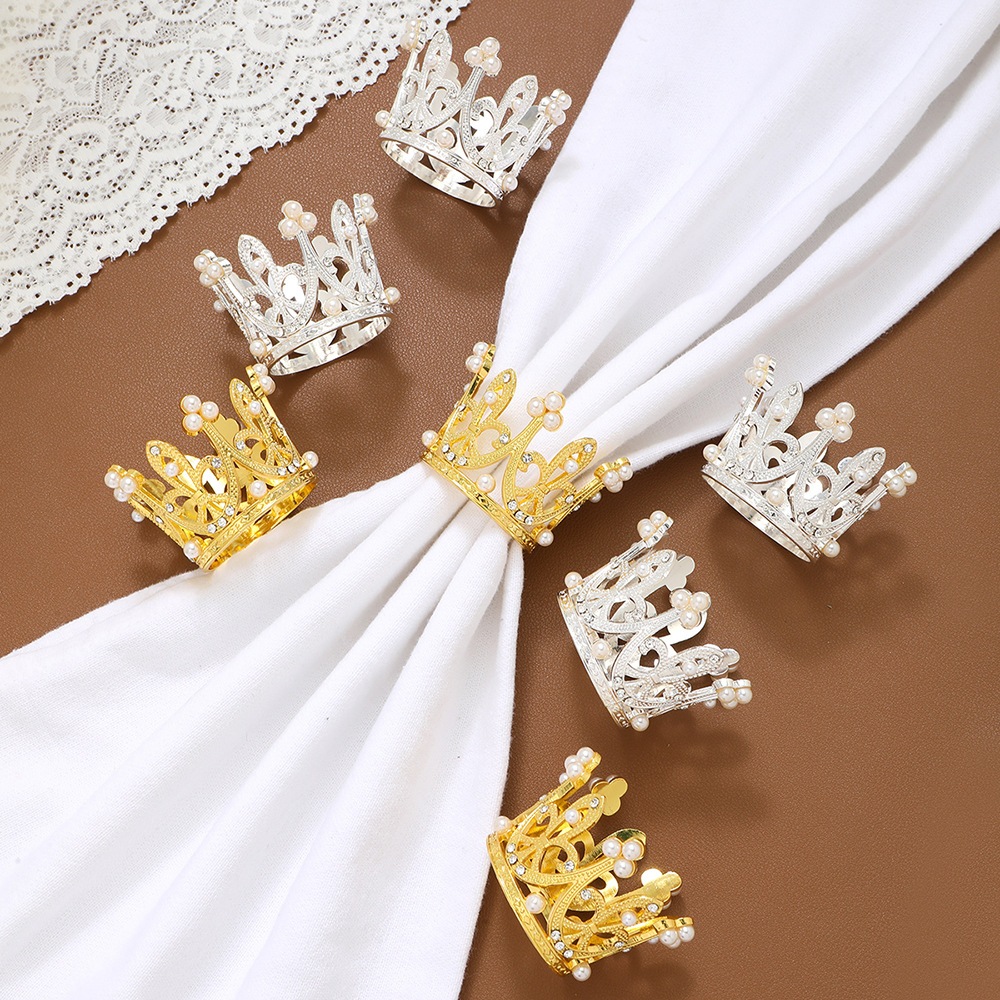 Vương Miện Nhỡ Nhựa Trang Trí Bánh Kem, Hoa, Quà Tặng | Crown Mini Sang Chảnh DUHA 091