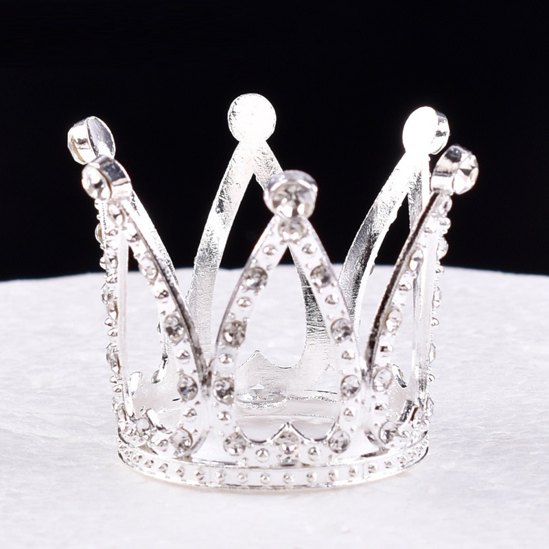 Set 10 Vương Miện Tròn Nhỡ Trang Trí Bánh Kem Sinh Nhật, Decor DUHA 091