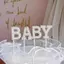 Chữ Love Mom Nơ Ngọc Trang Trí Bánh Kem, Happy Birthday Đính Đá DUHA 093