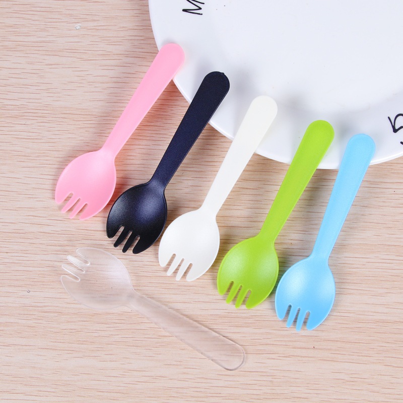 Combo 1000 Thìa, Muỗng, Nĩa Nhựa Dùng Tiệc Sinh Nhật DUHA 094