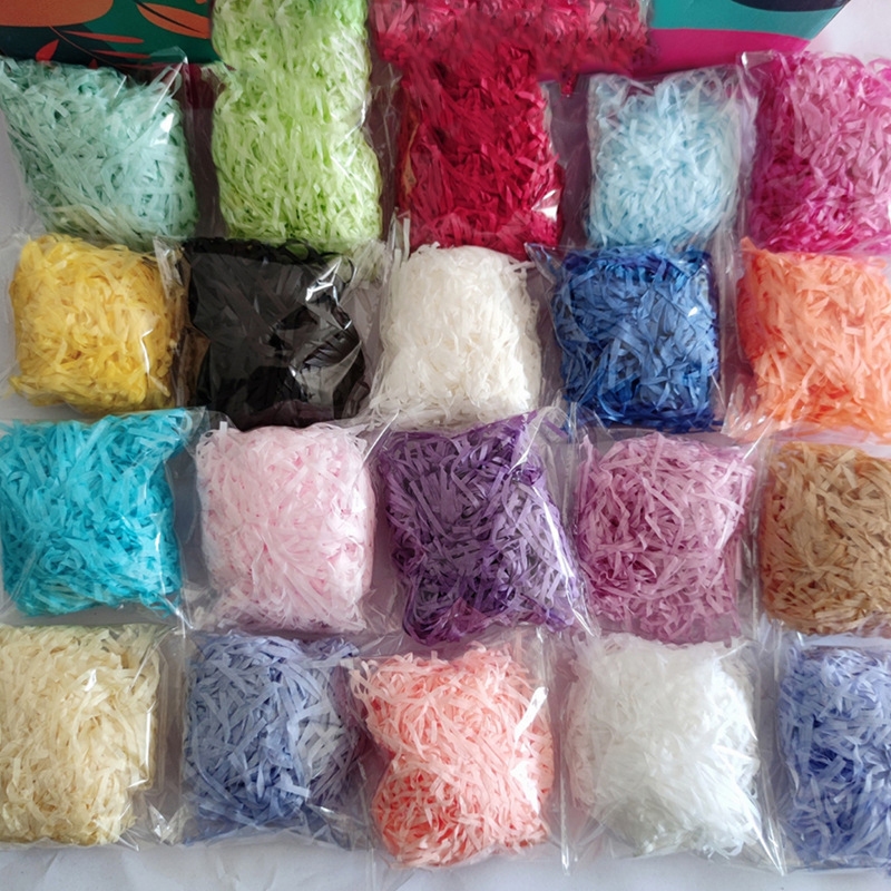1kg Giấy Rơm Lót Hộp Quà , Giấy Cắt Sẵn Lót Hộp Quà Tặng , Chống Sốc DUHA 109