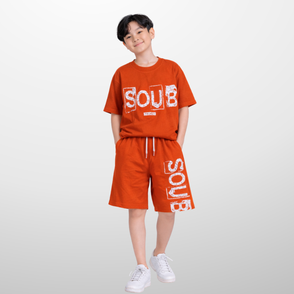 Set bộ bé trai mùa hè – Đồ bộ bé trai áo thun quần short cotton co giãn, thoáng mát, năng động 4-14 tuổi - B88 | JJ Kids