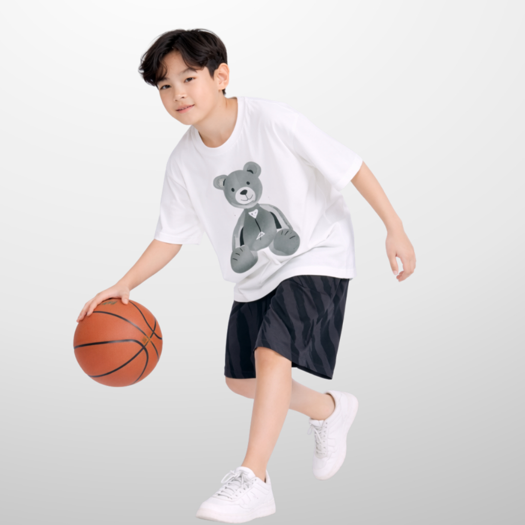 Đồ bộ bé trai mùa hè, áo thun quần short cotton co giãn, thoáng mát, 4-14 tuổi - B43 | JJ Kids