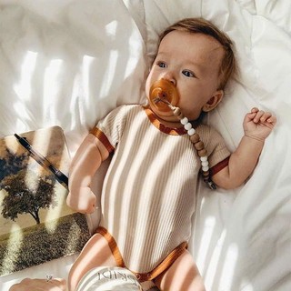 Body Sơ Sinh Cotton Gân Mềm Mịn Cao Cấp – Thoáng Mát Cho Bé, Nhiều Màu Pastel Dễ Thương