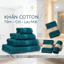 Khăn Tắm Cotton 100% LushTowel Mềm Mịn Thấm Hút Tốt Khăn Gội Khăn Mặt Cao Cấp Dùng Gia Đình Spa Khách Sạn