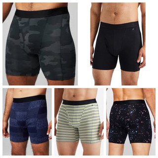 [63-67kg]Set 3 Quần lót đùi boxer cotton mềm 6’inch dư xịn F@ble.tics (size M 63-70kg)